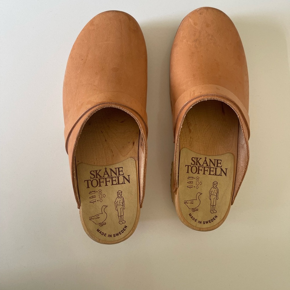 Skane Tofeln Orange Clogs - Picture 3 of 6